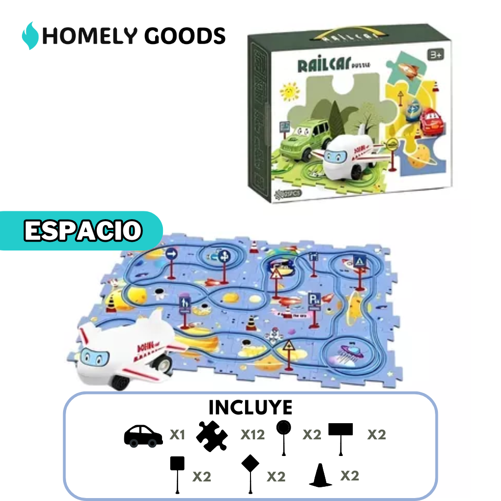 RaceTrack Puzzle™ | Rompecabezas de Carreras