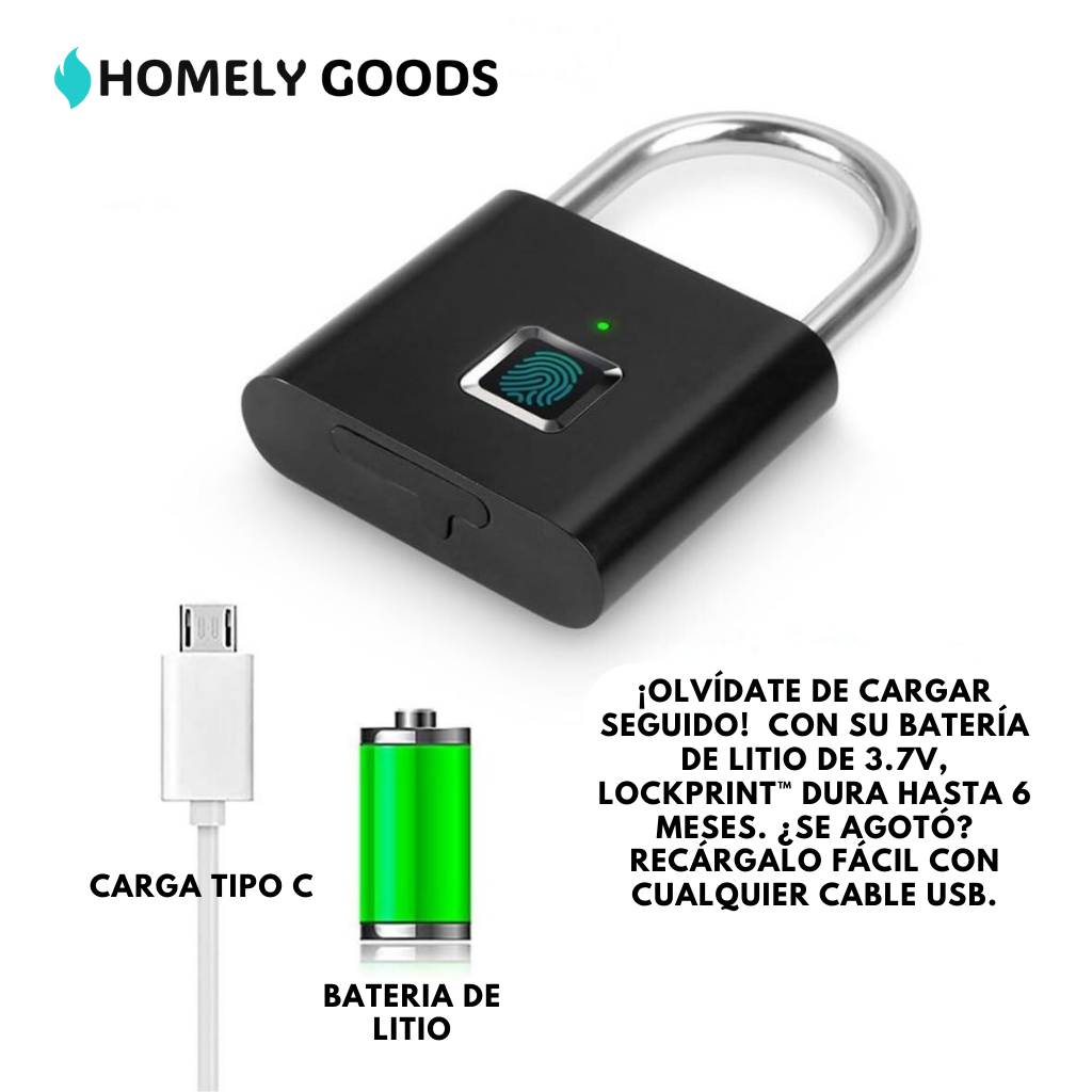 LockPrint™ | Candado Inteligente