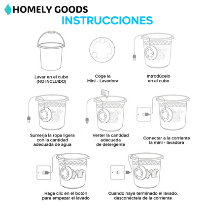 MiniWashPro™ | Mini Lavadora Portatil