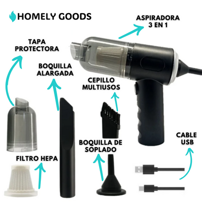 PowerClean™ | Aspiradora 3 en 1