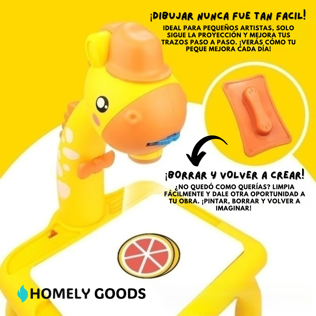 Pintazoo™ | Mesa Proyectora de Arte para Niños