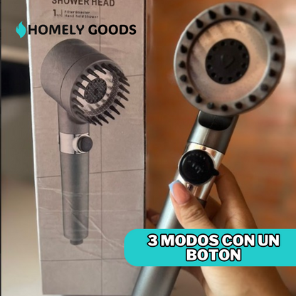 FlowSwitch™ | Cabezal de Ducha 3 en 1