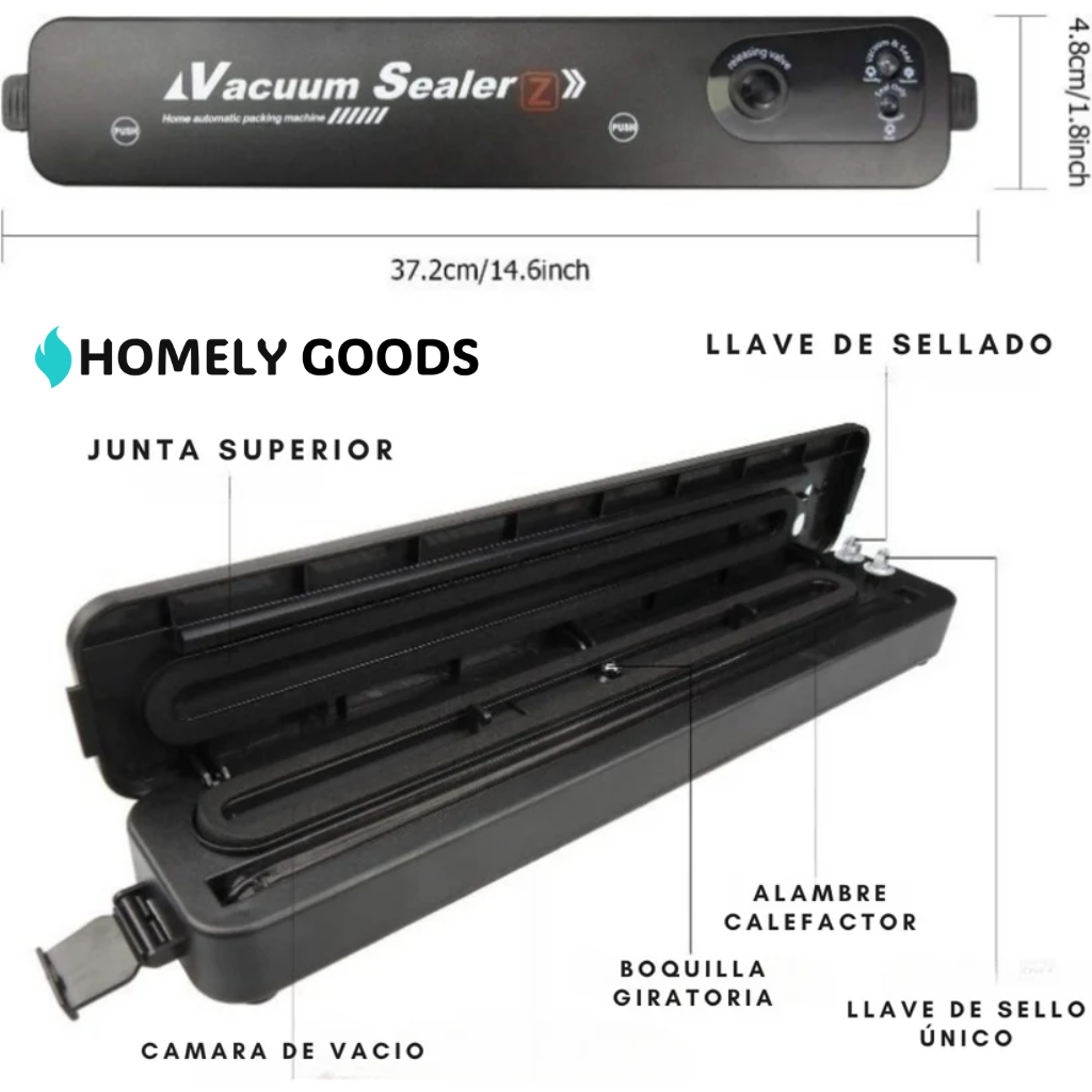 Vacuum Sealer Pro™ | Selladora De Bolsa Maquina