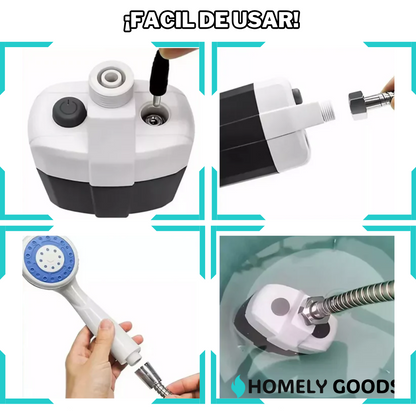EcoShower™ | Ducha Portatil Regadera + Soporte