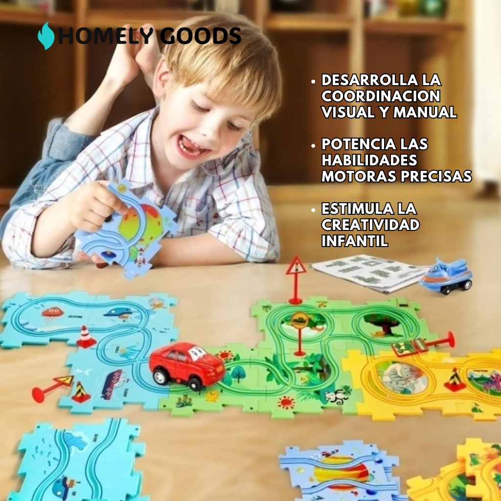 RaceTrack Puzzle™ | Rompecabezas de Carreras