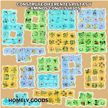 RaceTrack Puzzle™ | Rompecabezas de Carreras