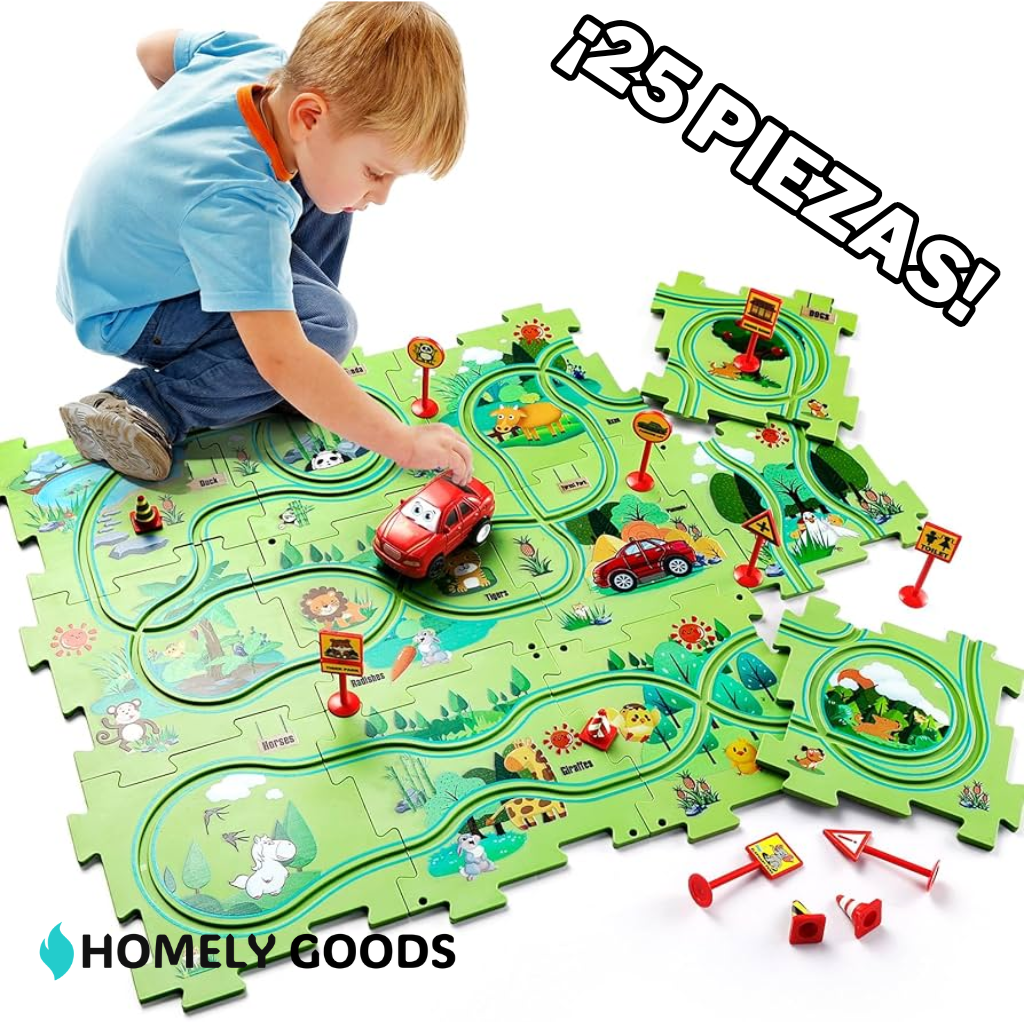 RaceTrack Puzzle™ | Rompecabezas de Carreras