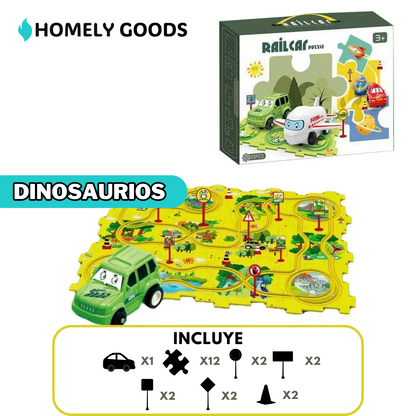 RaceTrack Puzzle™ | Rompecabezas de Carreras