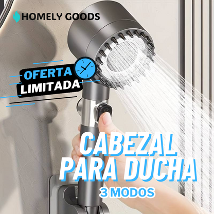 FlowSwitch™ | Cabezal de Ducha 3 en 1